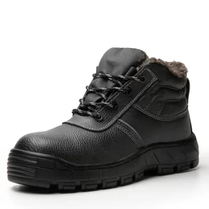 Fur Steel Toe Boots